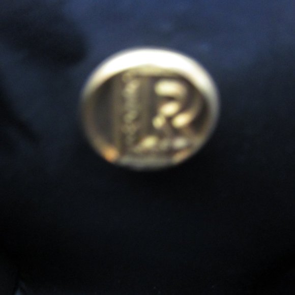 Jeweled Black Suede Box Crossbody Purse Shoulder Bag Gold Chain 80s - Picture 9 of 10